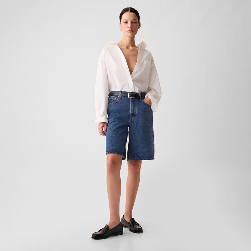 Šortky GAP Jort Med Lowry Medium Indigo W28 105929148