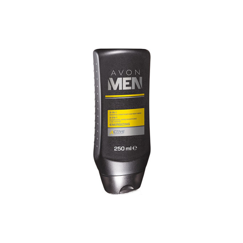 Avon Energizing Men sprchový gel 3 v 1 Men 250 ml