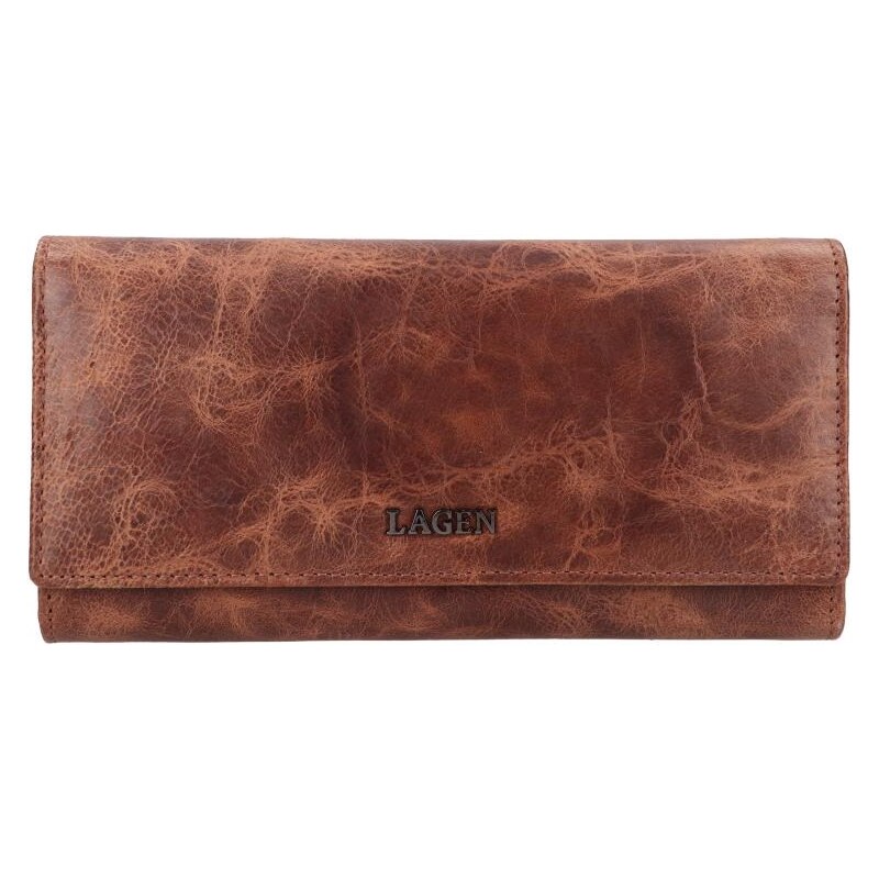 Dámská kožená peněženka Lagen LG-2164 Brown