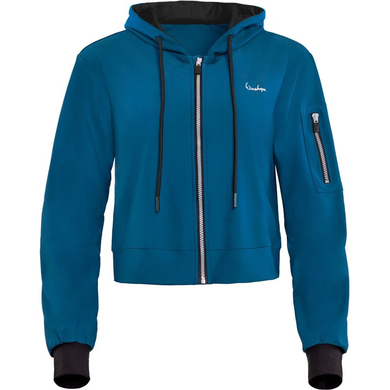 Winshape Mikina J009C modrá / bílá