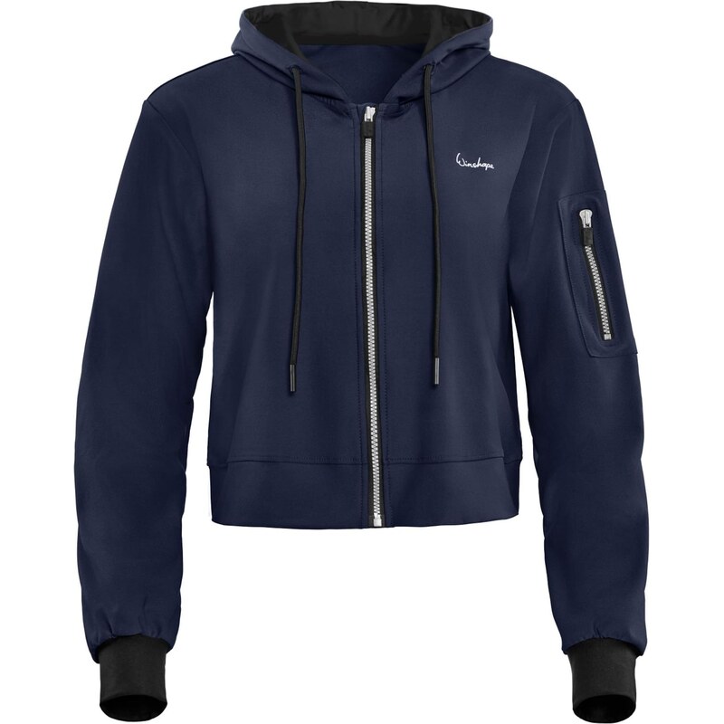 Winshape Sportovní bunda J009C antracitová / černá / bílá