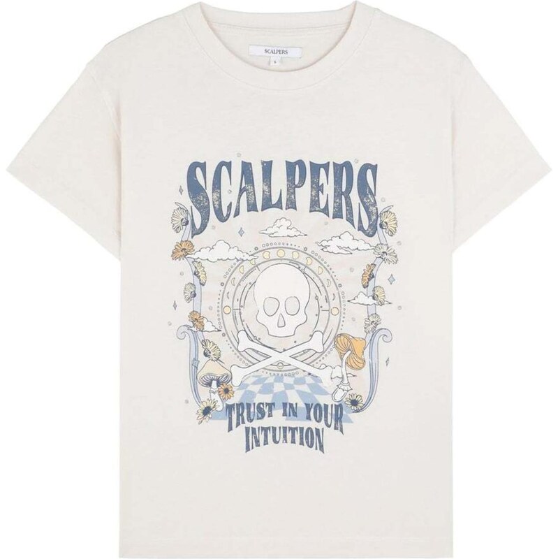 Scalpers Trikot režná / bílá 108760953
