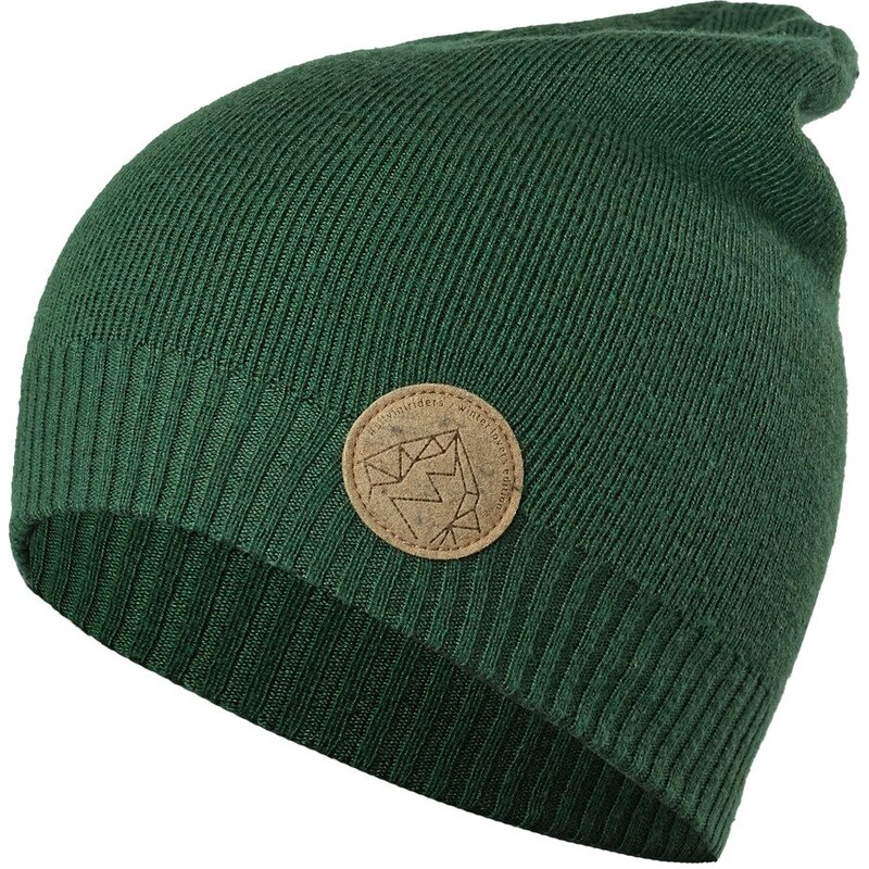 Pletená merino čepice SILVINI Verde zelená 117114696