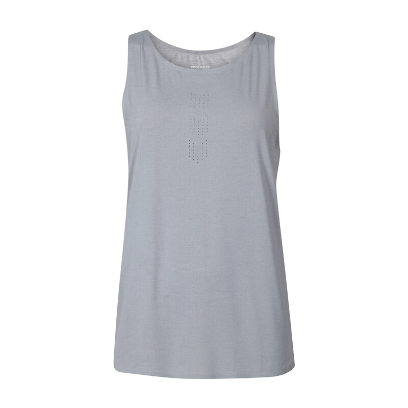 Dámské sportovní tílko PROGRESS Technica Singlet šedé 105949822