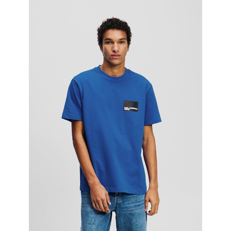 KARL LAGERFELD JEANS Tričko modrá / černá / bílá