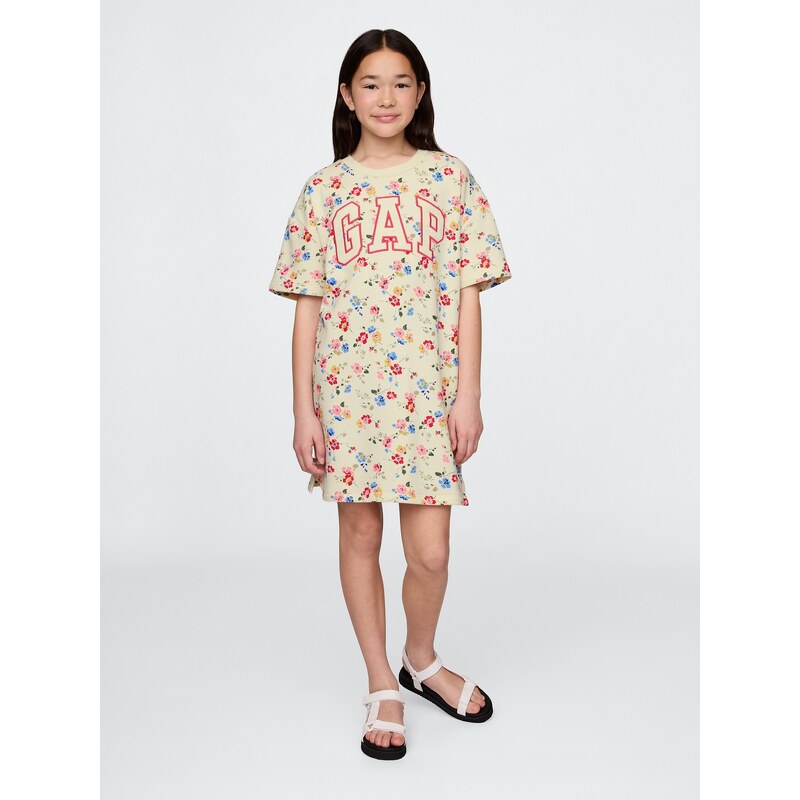 GAP Dětské oversize šaty Americana - Holky