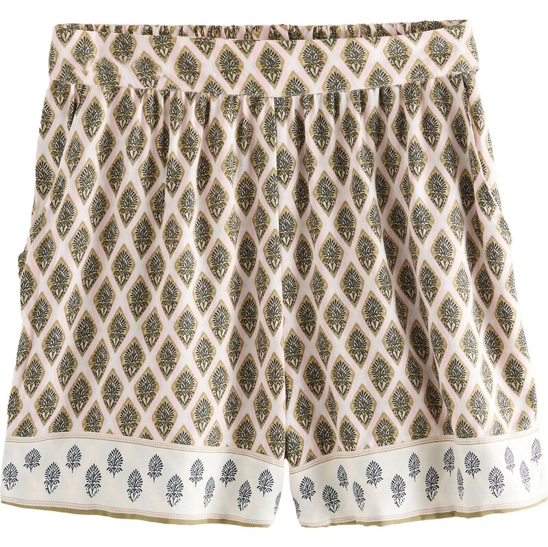 Next Kalhoty khaki / růže / černá / bílá