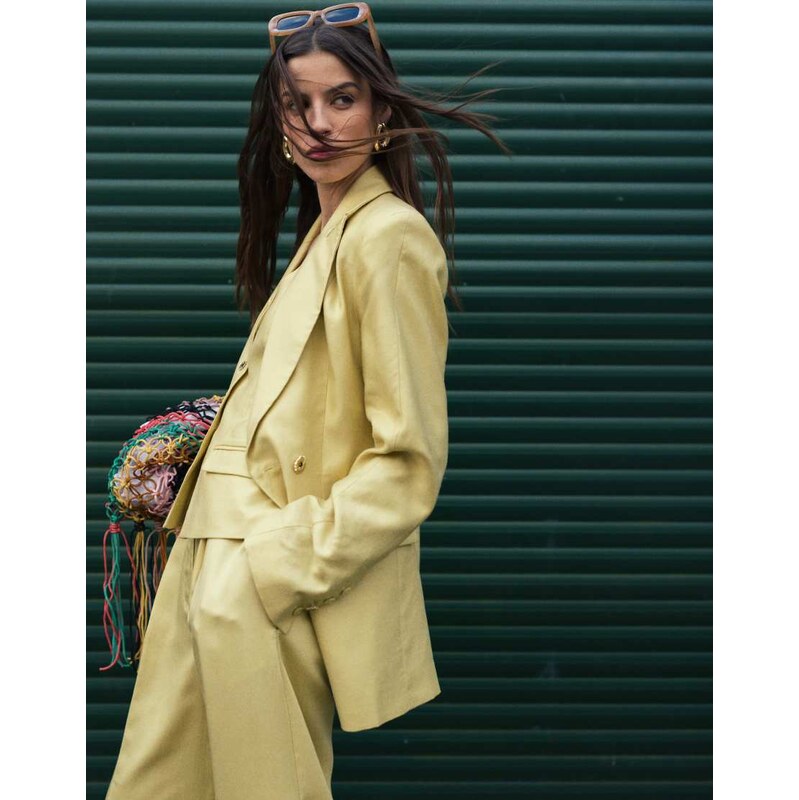 Topshop co ord premium wedding guest occasion blazer in