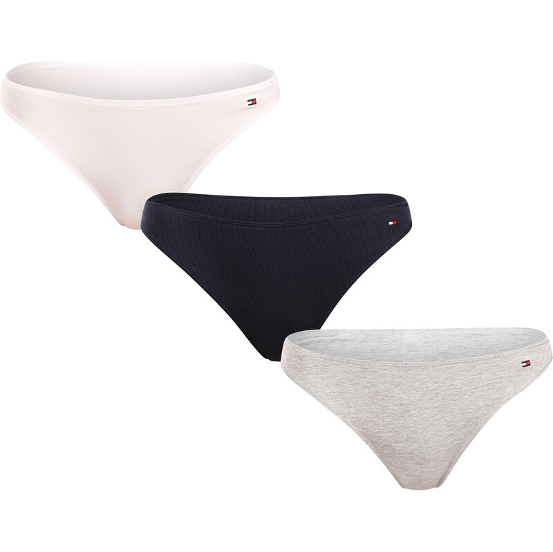 3PACK dámská tanga Tommy Hilfiger vícebarevná (UW0UW05752 0V7) 105961486
