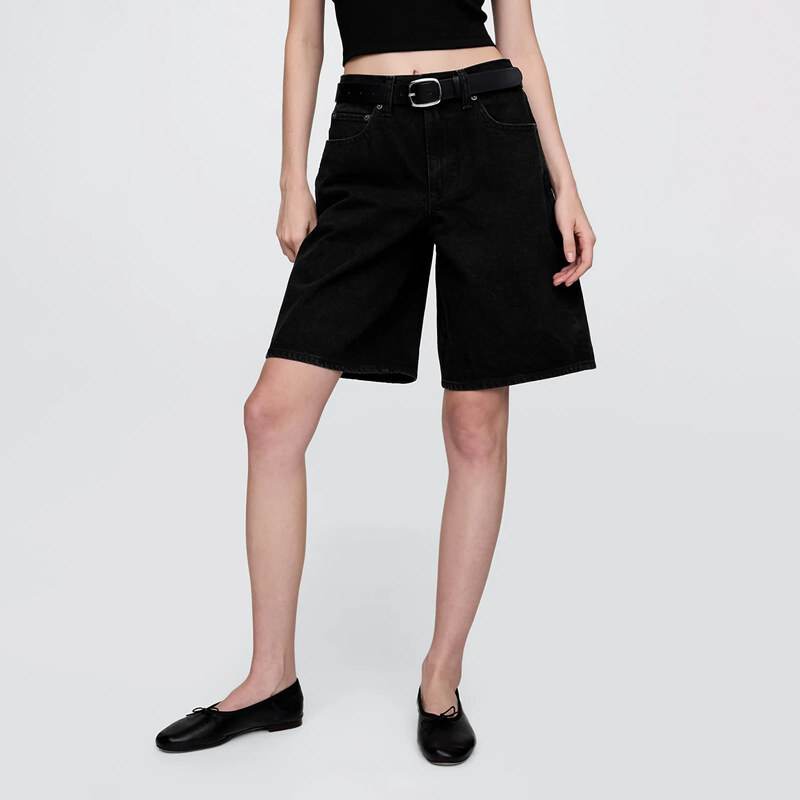Šortky GAP Jort True Black W27 105961329