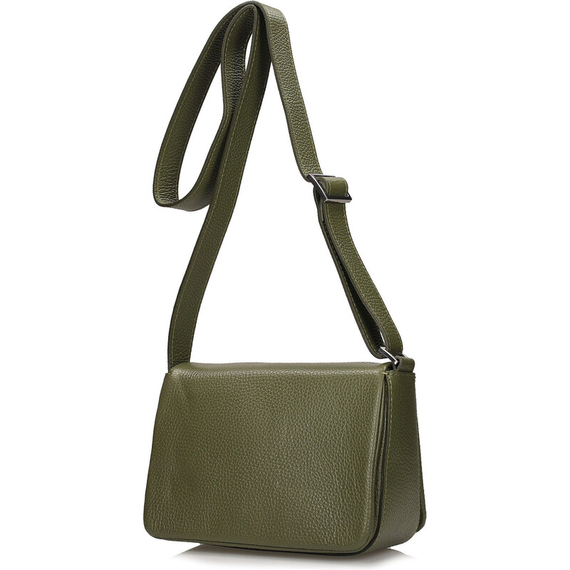 Toscanio kožená kabelka F150 TOS D74 olivka 105960658