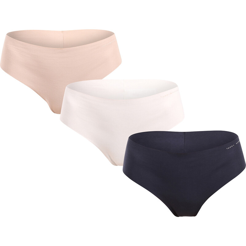 3PACK dámská tanga Tommy Hilfiger bezešvá vícebarevná (UW0UW05969 0V1) 105961471