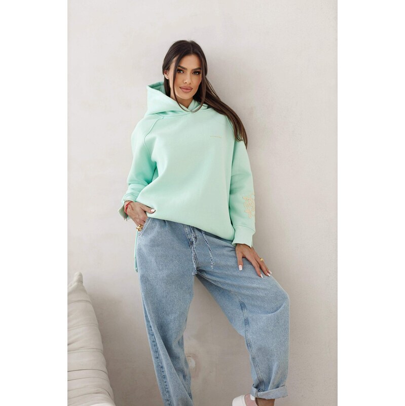Sempre with love Mikina SOFIE SEMPRE mint 105979984