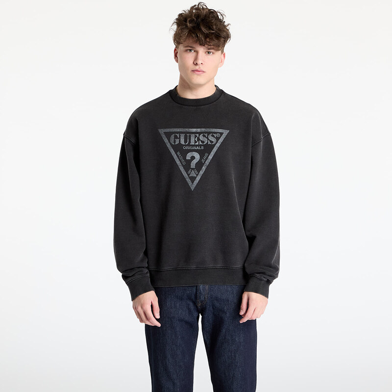 Mikina GUESS Originals Eco Vintage Triangle Crewneck Sweatshirt