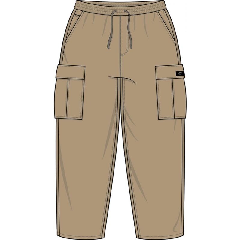KAHOTY VANS Range Cargo Baggy Tapered E - hnědá -