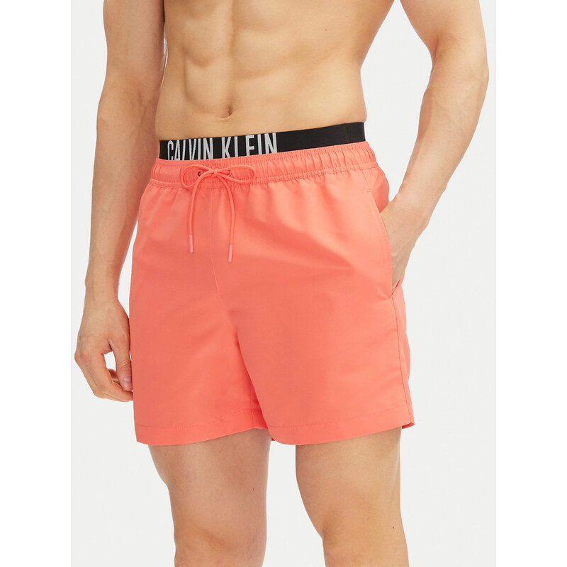 Calvin Klein pánské korálově červené plavky