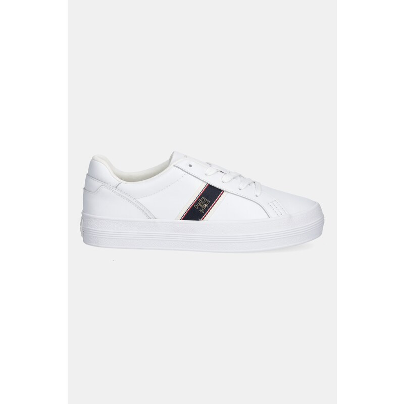 Kožené tenisky Tommy Hilfiger VULC WEBBING SNEAKER