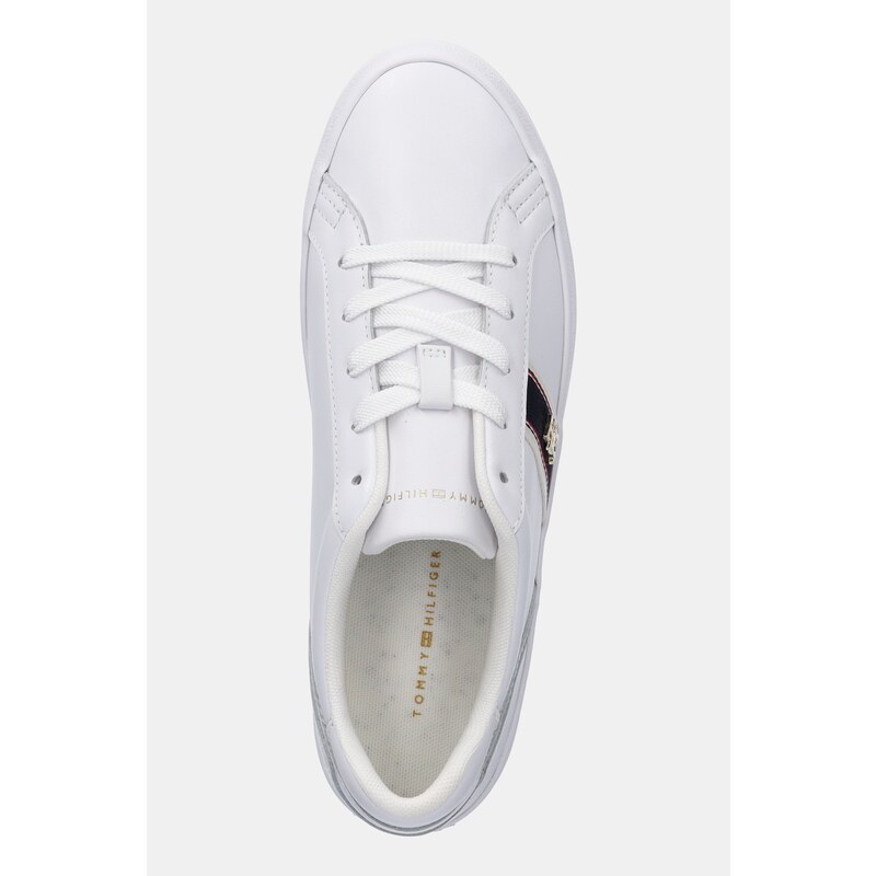 Kožené tenisky Tommy Hilfiger VULC WEBBING SNEAKER