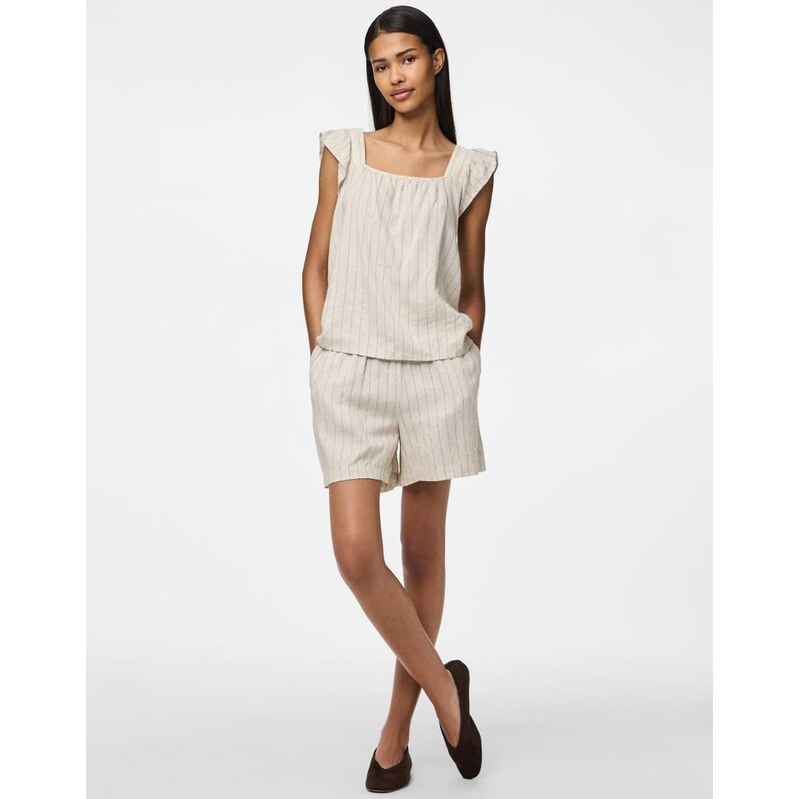 Pieces Shorts in beige-Neutral