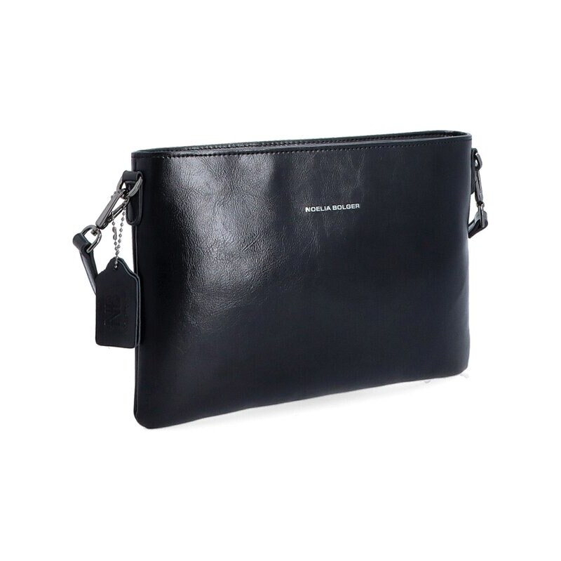 Elegantní hladká kožená crossbody kabelka Famito NB 0105 C černá 105998075