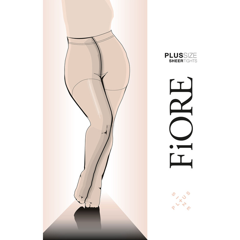Silonkové punčocháče Fiore Plus Size 20 DEN C5120 115731743