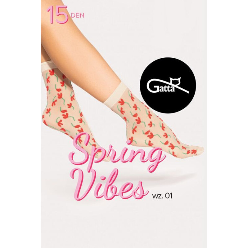 Silonkové ponožky Gatta Spring Vibes 01 15 DEN 106001249