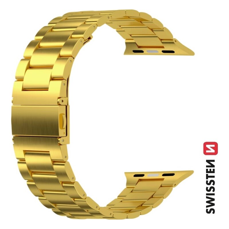 SWISSTEN ŘEMÍNEK PRO APPLE WATCH KOVOVÝ 42 / 44 / 45 / 49 mm