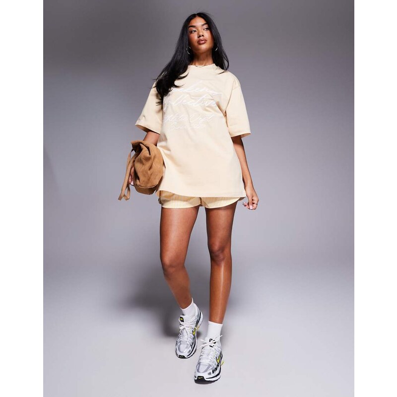 ASOS Weekend Collective Weekend Collective oversized t-shirt with 106008703