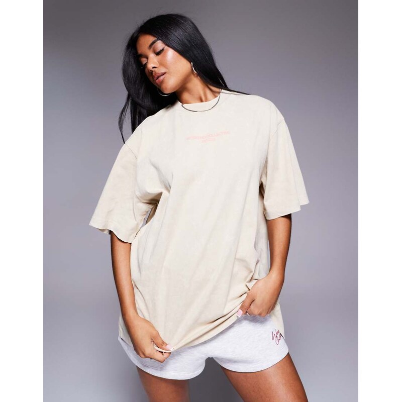 ASOS Weekend Collective Weekend Collective oversized t-shirt with 106008735