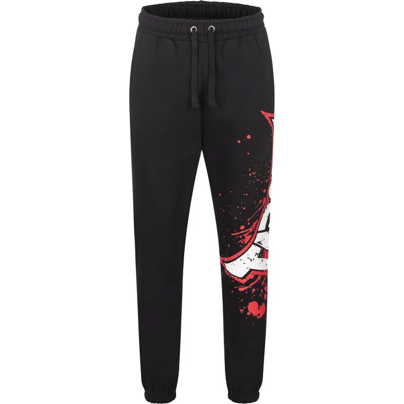 Tapout Sportovní kalhoty červená / černá / bílá