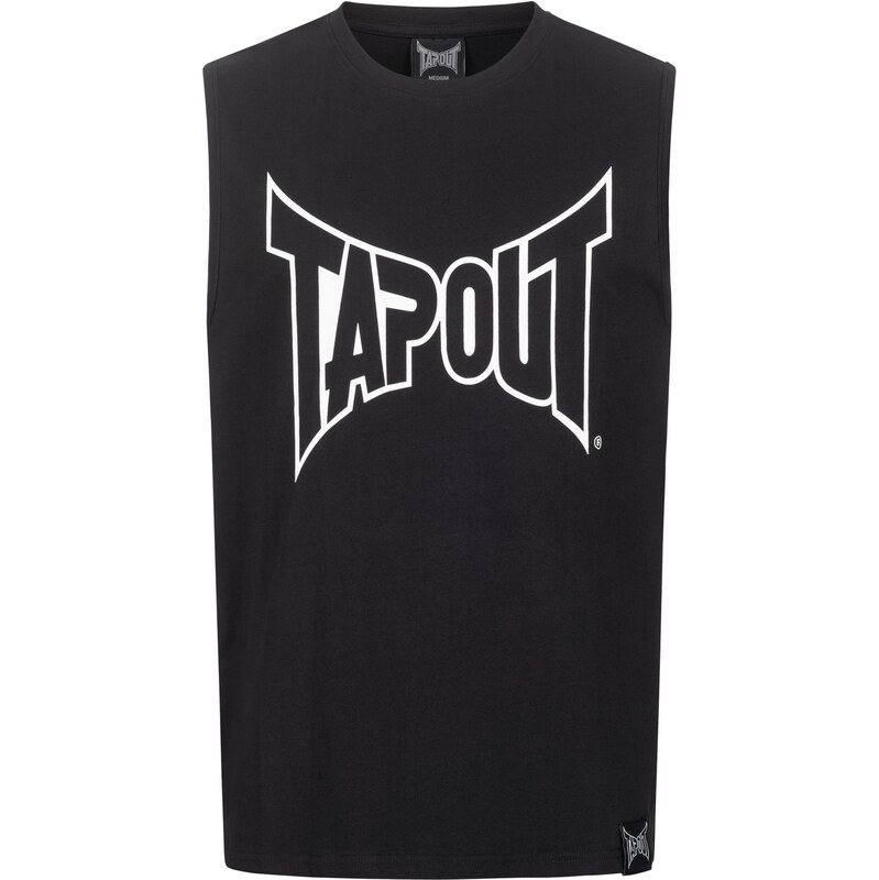 Tapout Tričko Alemada černá / bílá