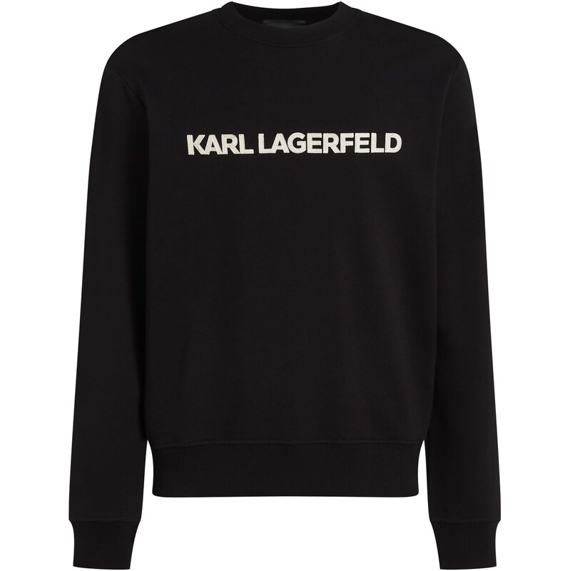 Karl Lagerfeld Mikina písková / černá