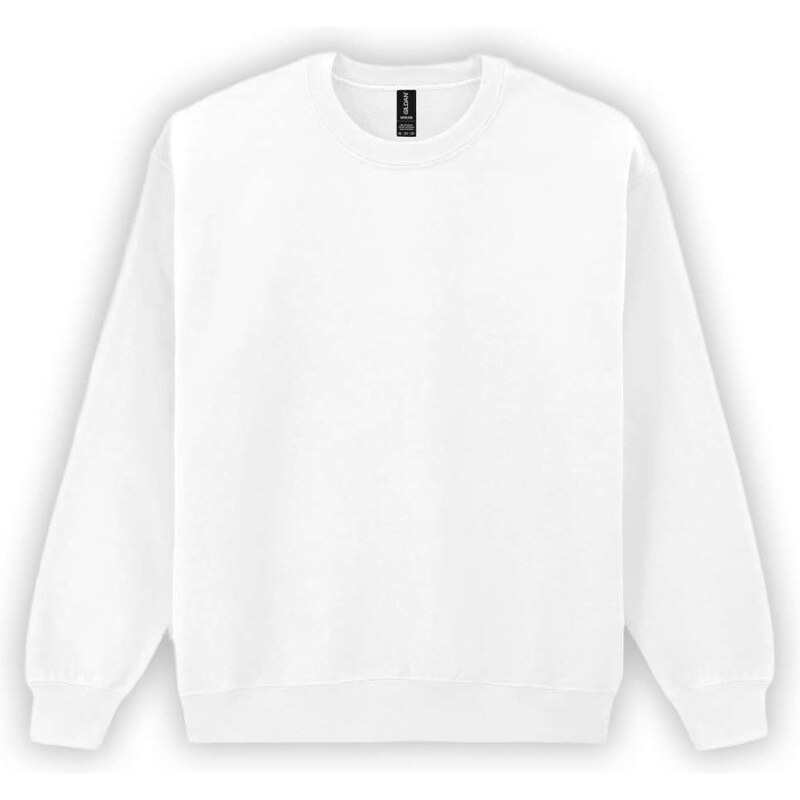 Gildan Unisex mikina bez kapuce Dry Blend –
