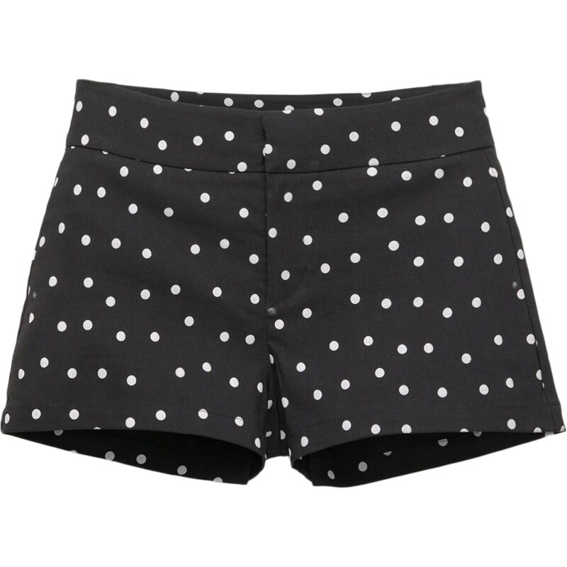 Pull&Bear Kalhoty černá / bílá
