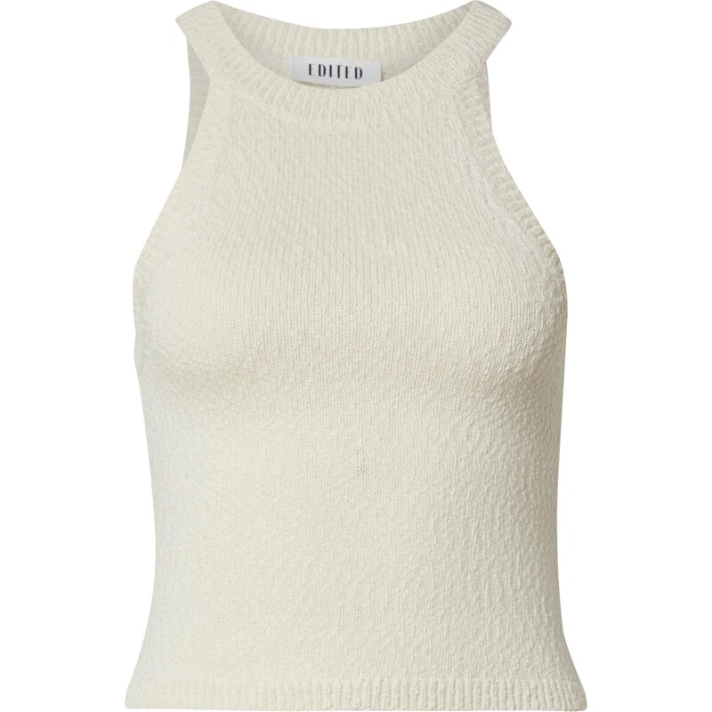 EDITED Top Yandra béžová / bílá