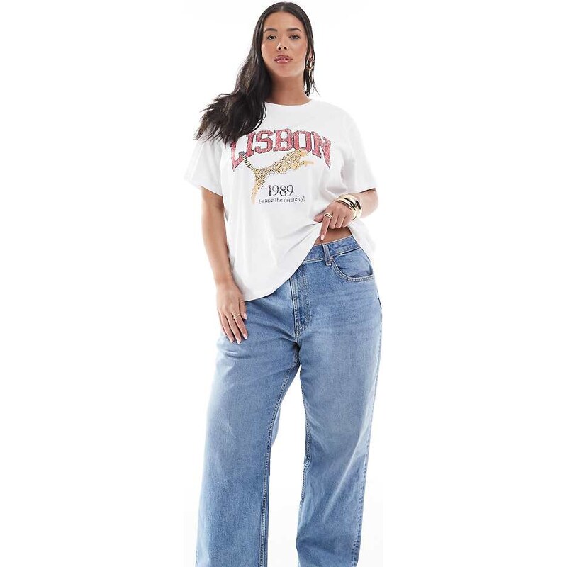 ASOS Curve ASOS DESIGN Curve comfort stretch straight leg jeans in 115510253