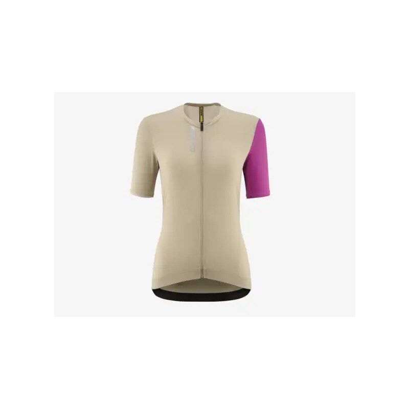 Mavic Essential dámský dres krátký rukáv White Pepper/Fuchsia vel. M 106022234
