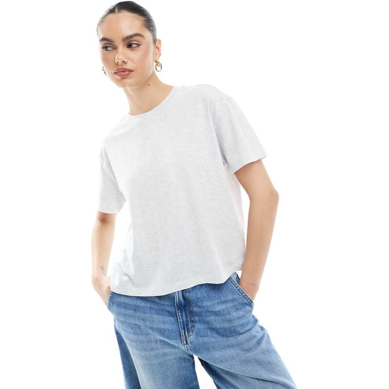 New Look boxy tee in grey 106025334