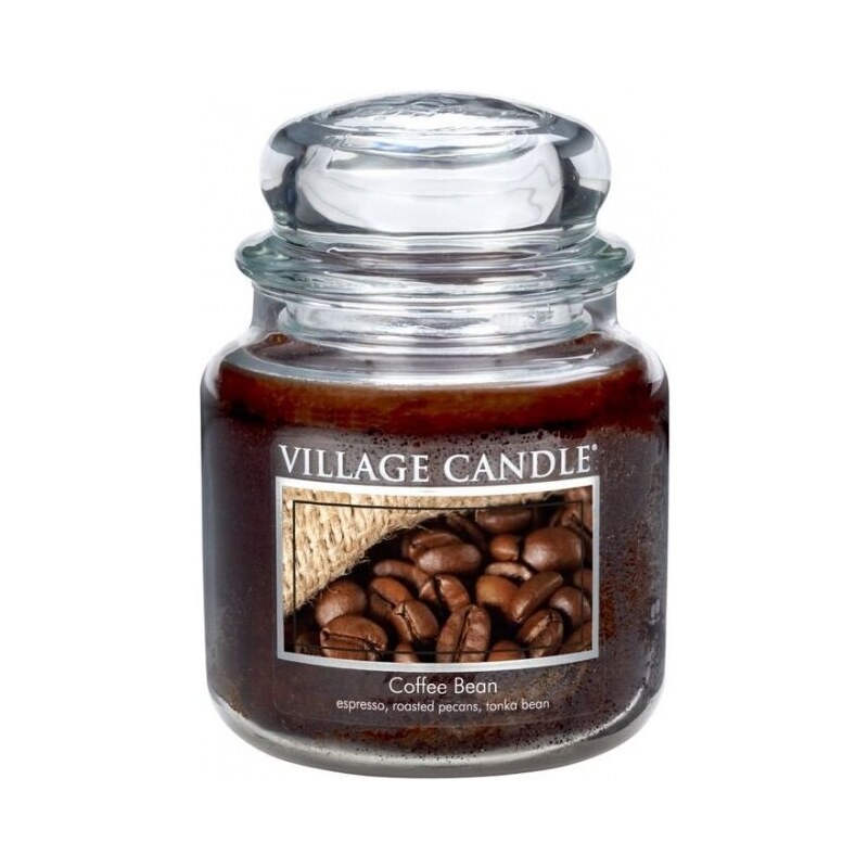 Village Candle Svíčka ve skle Coffee Bean - střední