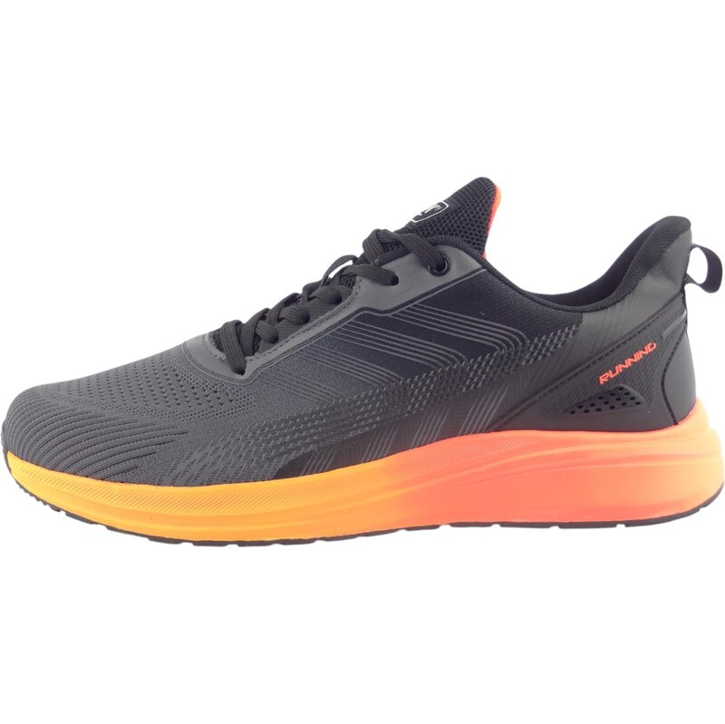 DK tenisky VB 17397 grey/black/orange