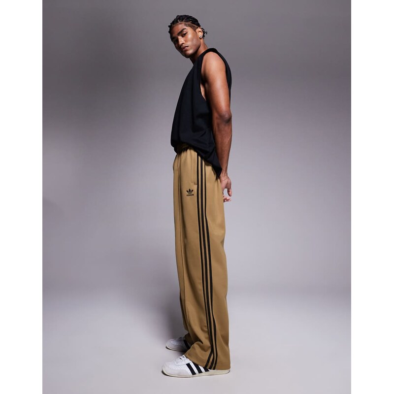 adidas Originals Firebird track pants in beige-Neutral