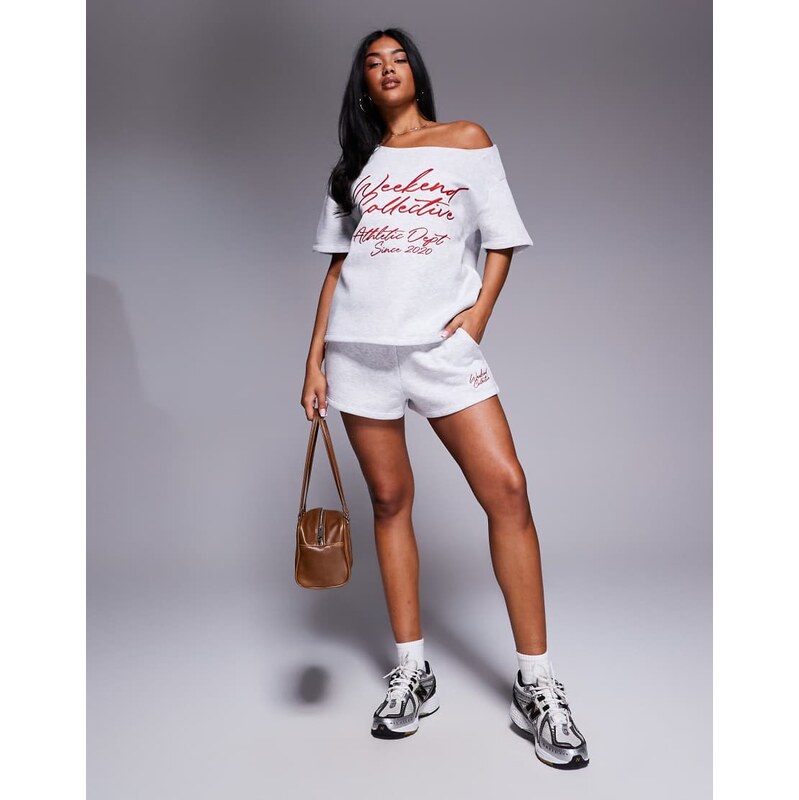 ASOS Weekend Collective Weekend Collective co-ord short with scribble 106624482