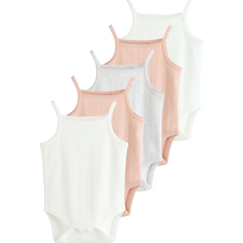 Next Dupačky/body pink / bílá