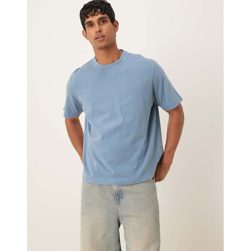 Abercrombie & Fitch vintage short sleeve t-shirt in washed blue