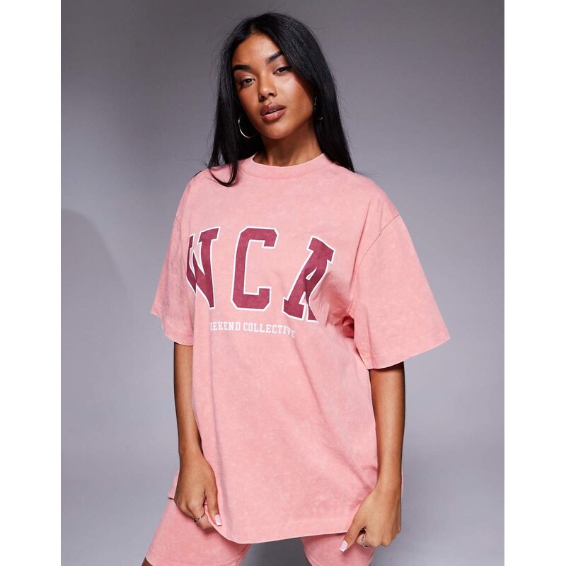 ASOS Weekend Collective Weekend Collective co-ord Icon t-shirt with 106063494