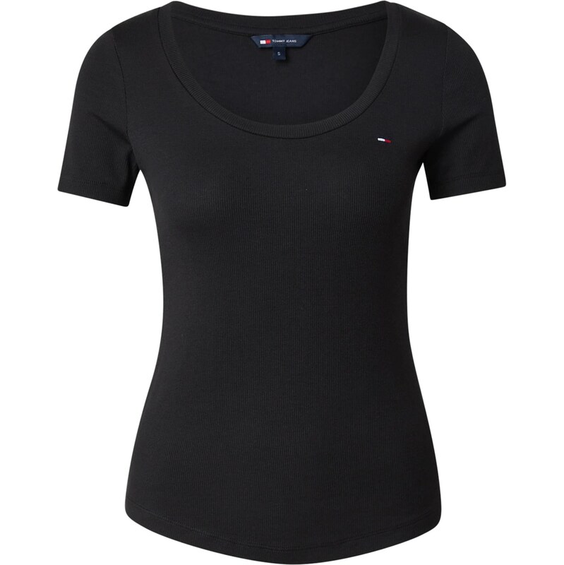 Tommy Jeans Tričko ESSENTIAL černá