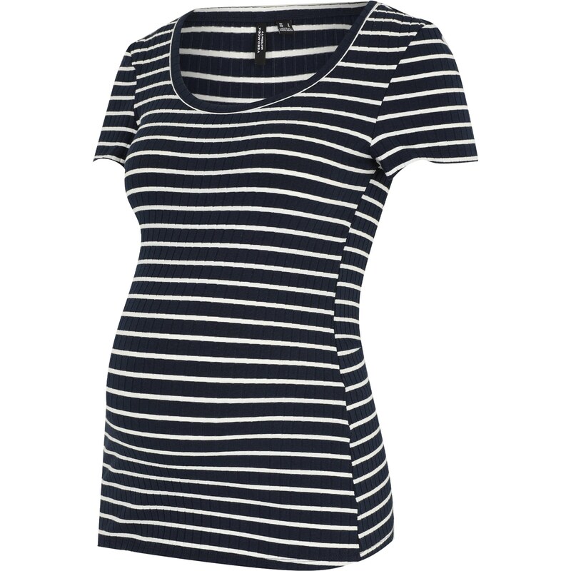 Vero Moda Maternity Tričko VMMSEA námořnická modř / bílá