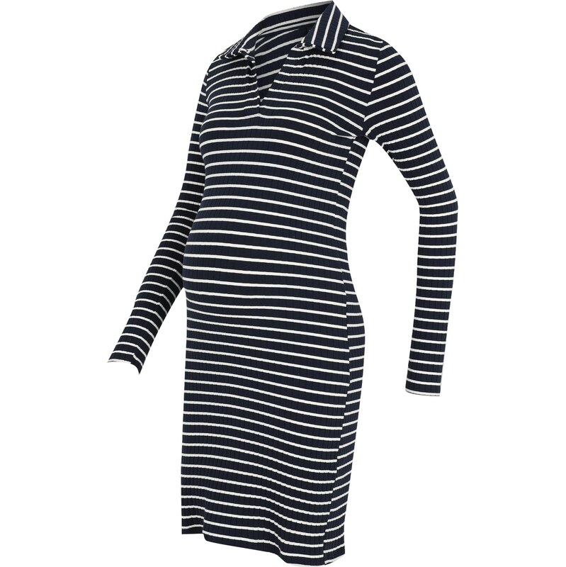Vero Moda Maternity Šaty VMMSea noční modrá / bílá
