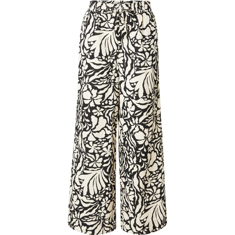 ONLY Kalhoty ONLKALEEN černá / offwhite 106550946