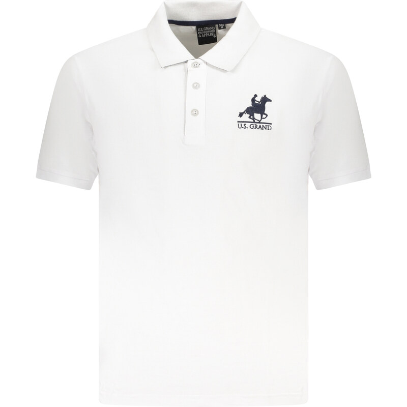 U.S. GRAND Pánské bílé polo triko US Grand